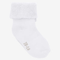 White Towelling Premature Baby Socks - pack of two pairs Socks Little Mouse Baby Clothing & Gifts 