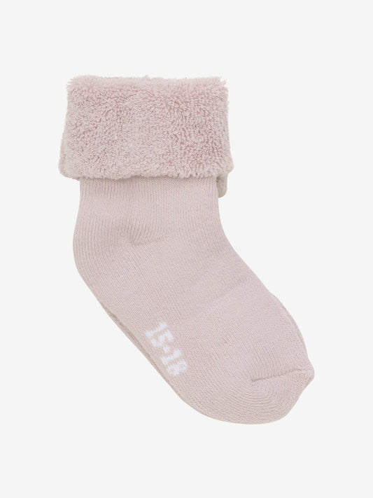 Shell Pink Towelling Premature Baby Socks - pack of two pairs Socks Little Mouse Baby Clothing & Gifts 