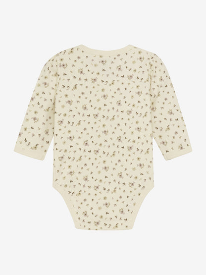 Organic Cotton Ditsy Floral Long Sleeve Bodysuit Bodysuit / Vest Fixoni 