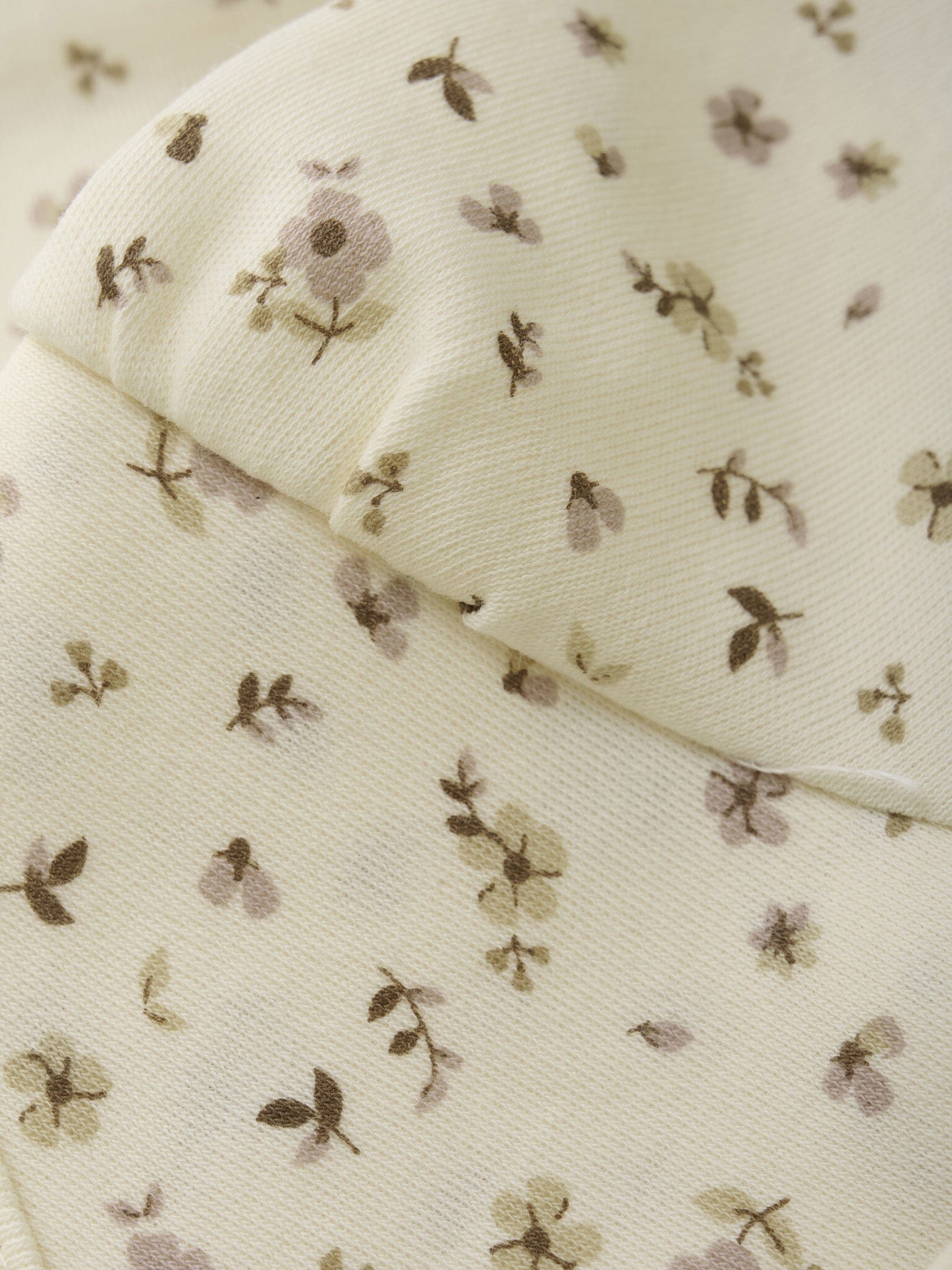 Organic Cotton Ditsy Floral Long Sleeve Bodysuit Bodysuit / Vest Fixoni 