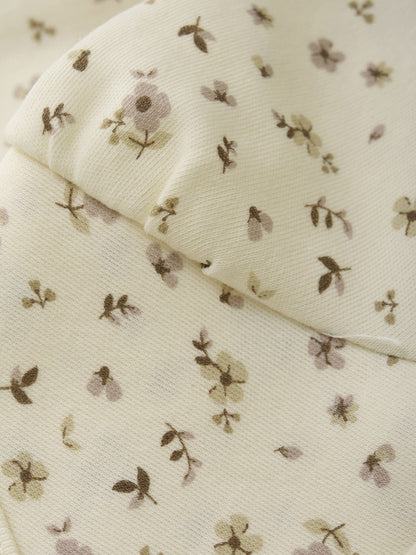 Organic Cotton Ditsy Floral Long Sleeve Bodysuit Bodysuit / Vest Fixoni 