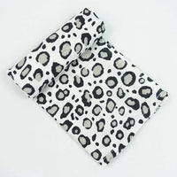 MuslinZ Bamboo/Organic Cotton Swaddle Blanket Leopard Print - 120x120cm Muslin Muslinz 
