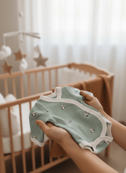 Premature Baby Bodysuit, Panda Cuddles Bodysuit / Vest Tiny & Small 