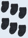 Set of Three Pairs Charcoal Stay-on Towelling Premature Baby Socks Socks Little Mouse Baby Clothing & Gifts 