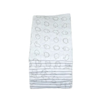 Grey Woodland Cotton Muslin - 70cm x 70cm (One Muslin) Muslin Muslinz 