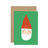 Cards & Message Cards & Gift Wrap Little Mouse Baby Clothing & Gifts Father Christmas - Green Background 