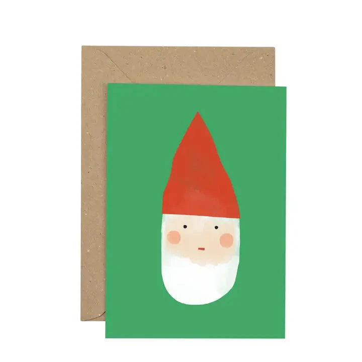 Cards & Message Cards & Gift Wrap Little Mouse Baby Clothing & Gifts Father Christmas - Green Background 