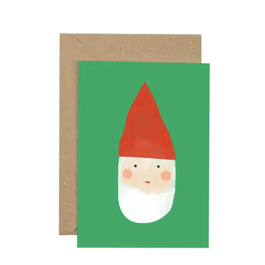 Cards & Message Cards & Gift Wrap Little Mouse Baby Clothing & Gifts Father Christmas - Green Background 