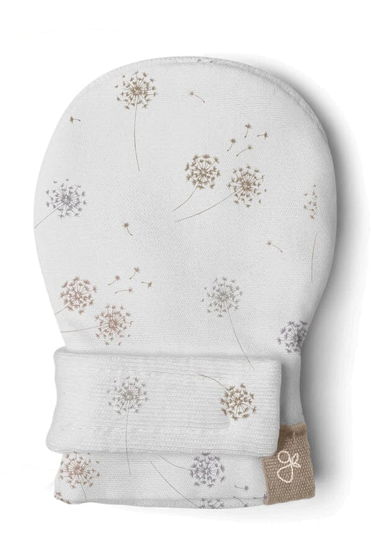 Stay On 3-Pack Baby Mitts - Pewter + Dandelion + High Prairie Scratch Mitts Goumikids 