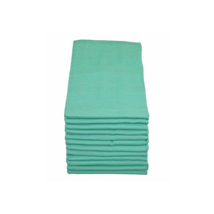 100% Pure Cotton Muslin - 70cm x 70cm - Mint (One Muslin)