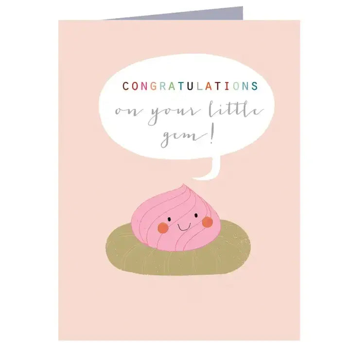 Cards & Message Cards & Gift Wrap Little Mouse Baby Clothing & Gifts Mini Pink Iced Gem 