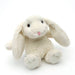 Mini Cream Bunny Soft Plush Toy - 14cm tall