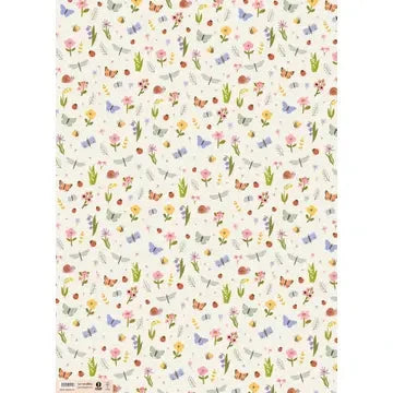 Gift Wrap Cards & Gift Wrap Little Mouse Baby Clothing & Gifts Butterflies & Flowers 