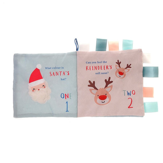 Ziggle Christmas Counting Soft Book Swaddle Blanket Ziggle Baby 