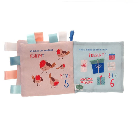 Ziggle Christmas Counting Soft Book Swaddle Blanket Ziggle Baby 