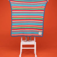 Ziggle Baby - Multi Colour Cosatto Knitted Stripe Blanket Blanket Ziggle Baby 