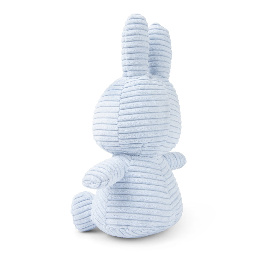 Miffy Corduroy Plush Toy - Ice Blue