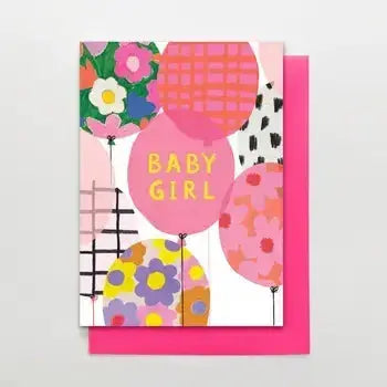 Cards & Message Cards & Gift Wrap Little Mouse Baby Clothing & Gifts Baby Girl Balloons 