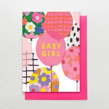 Cards & Message Cards & Gift Wrap Little Mouse Baby Clothing & Gifts Baby Girl Balloons 