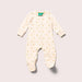 Little Green Radicals Pink Flowers Organic Babygrow