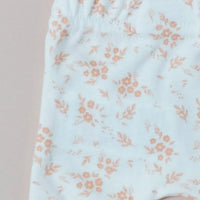 Apricot Floral Leggings, Premium 100% Organic Cotton Tiny & Small