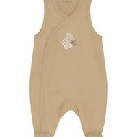 Bunny and Leaf Organic Cotton Dungarees & Bodysuit Outfit Fixoni 