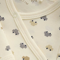 Organic Cotton Car Pattern Long Sleeve Bodysuit Bodysuit / Vest Fixoni 