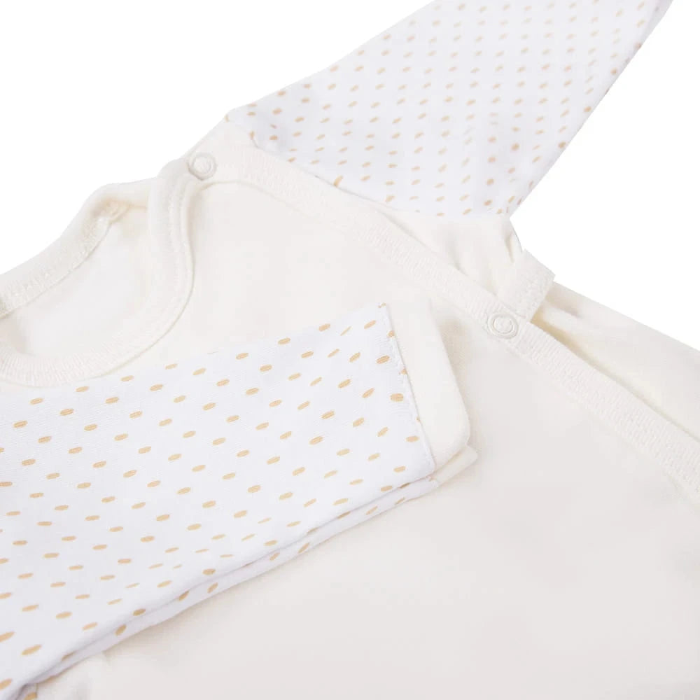 Early Baby Wraparound Top, Cream Top / T-shirt EEVI 