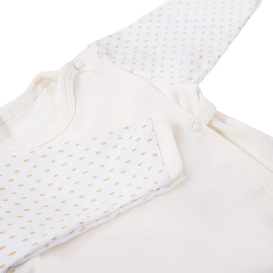 Early Baby Wraparound Top, Cream Top / T-shirt EEVI 