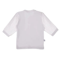Early Baby Wraparound Top, Grey Top / T-shirt EEVI 