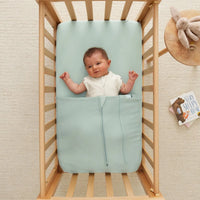 Ergopouch - Organic All Year Cocoon Swaddle Bag -Oatmeal Marle -1 Tog Sleeping Bag ErgoPouch - Australia 