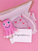 Bright Pink Octopus Baby Gift Box - Incubator Vest, Hat, Toy and Card - 1.5-3lb & 3-5lb - Set - Little Mouse Baby Clothing & Gifts