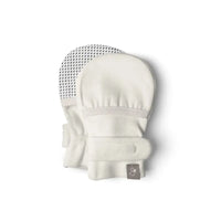 Goumi Stay-On Scratch Mittens, cloud Goumikids
