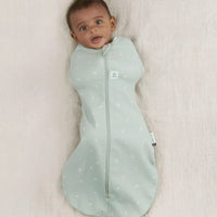 Ergopouch - Organic All Year Cocoon Swaddle Bag -Sage -1 Tog Sleeping Bag ErgoPouch - Australia 
