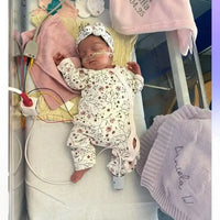 Sleepsuit for Premature Babies, Blossom Sleepsuit / Babygrow Tiny & Small 