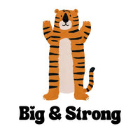 Organic Cotton Hat & Incubator Vest Set - Big and Strong