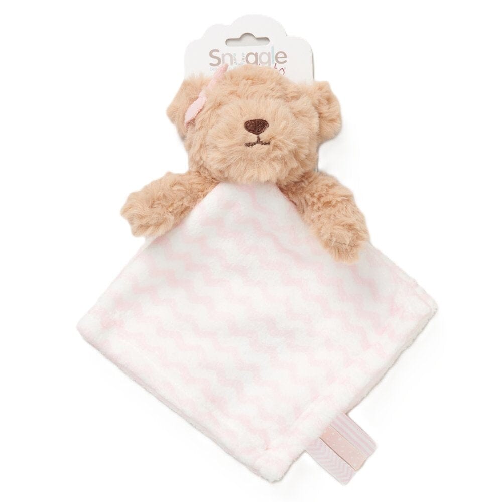 Bear Comforter with Taggie Ribbons Comforter Snuggle Tots 