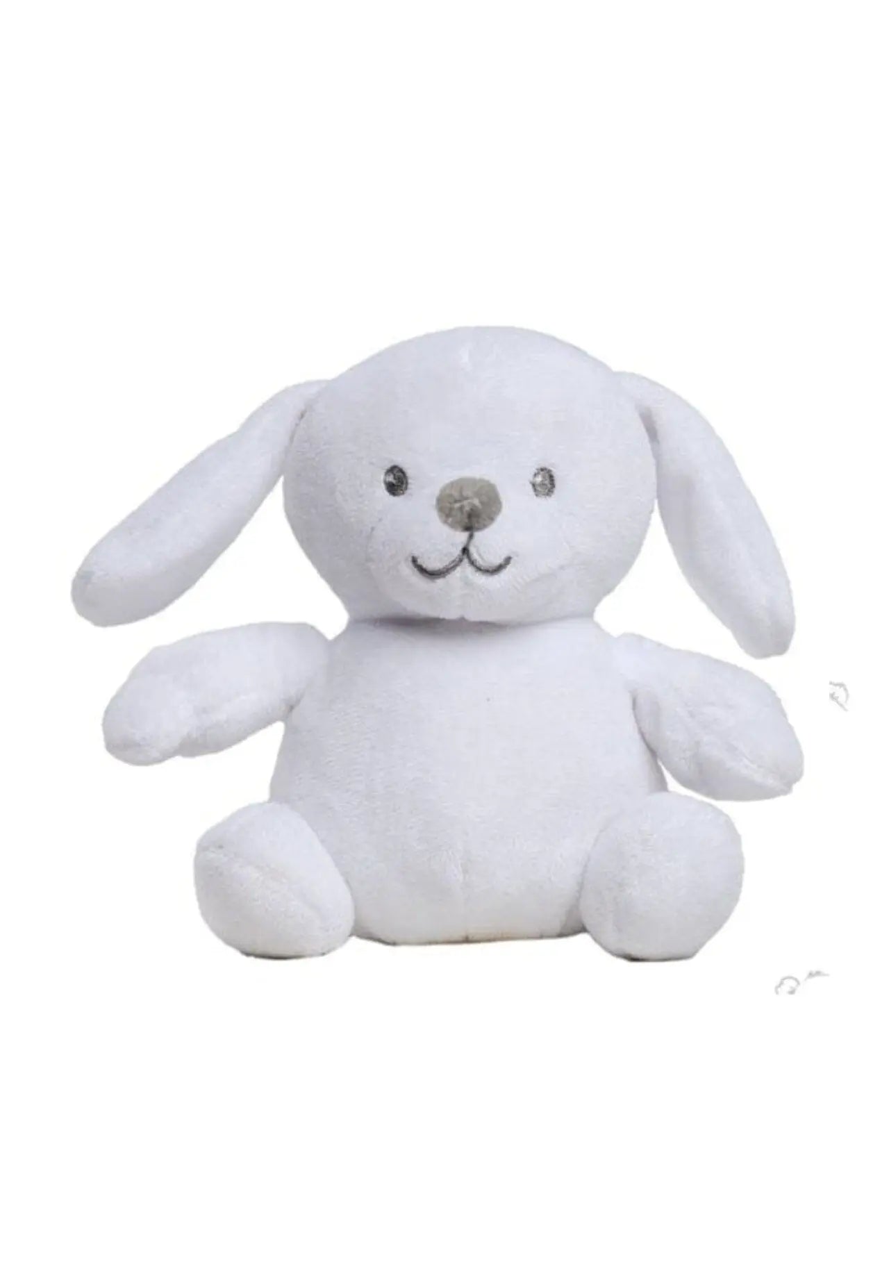 Cute Long Eared White Bunny Soft Toy Toy Soft Touch 