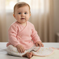 Cheesecloth "Floral" Layette Set
