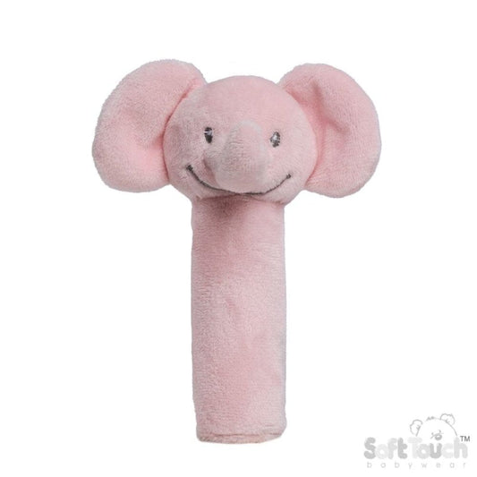 Pink Eco Elephant Squeaky Toy