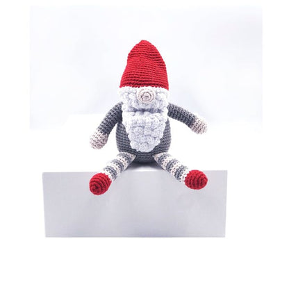 Crochet Fair Trade Toy/Decoration - Gnome Rattle Pebble Toys 