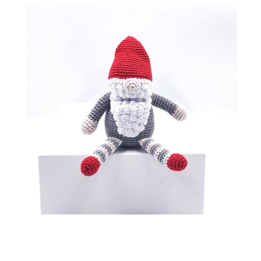 Crochet Fair Trade Toy/Decoration - Gnome Rattle Pebble Toys 