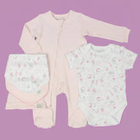 Five Piece Pink Vegetables Outfit Set Ela & Ren 