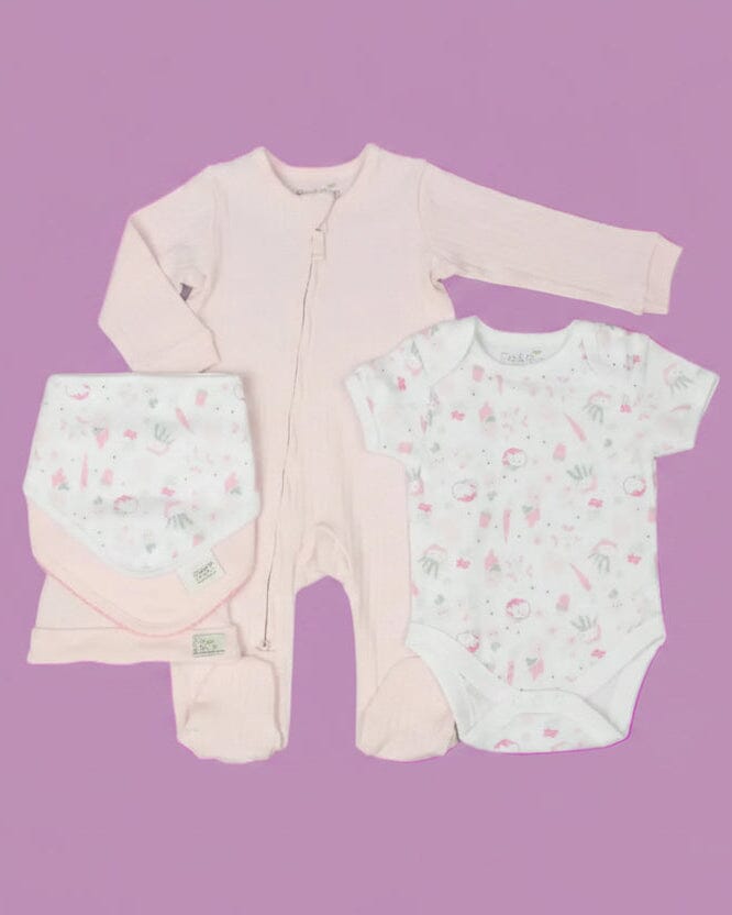 Five Piece Pink Vegetables Outfit Set Ela & Ren 