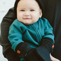 Knitted Stay-On Scratch Mittens, Shadow Scratch Mitts Goumikids 