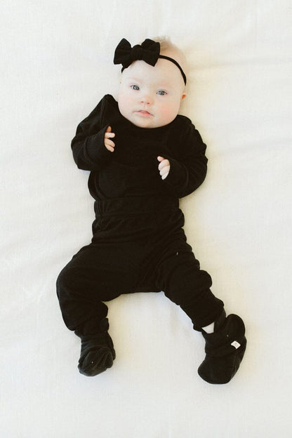 Stay-on Baby Boots, Asphalt Booties Goumikids 