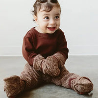 Stay-On Scratch Mittens, Knit Mitts, Bark Scratch Mitts Goumikids 