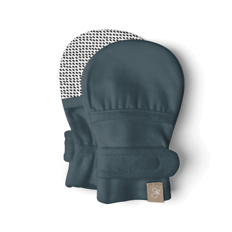 Goumi Stay-On Scratch Mittens, Midnight Scratch Mitts Goumikids 