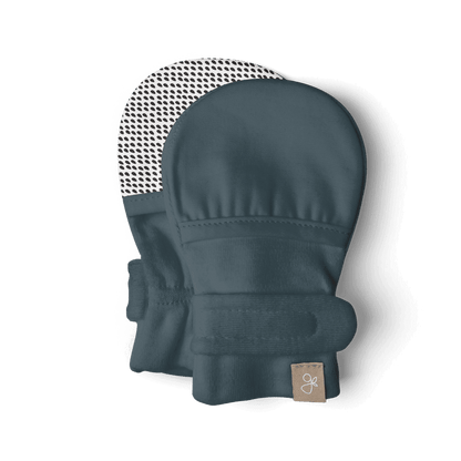 Goumi Stay-On Scratch Mittens, Midnight Scratch Mitts Goumikids 