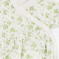Dress, Apple Floral, Premium 100% Organic Cotton Tiny & Small